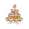 4 TIER CUPCAKE DESSERT STAND NEW **HOLD 23 CUPCAKES**