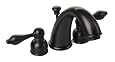 Dynasty Hardware "J" Spout Widespread Bathroom Faucet Oil Rubbed Bronze