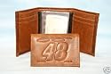 NASCAR OFFICIALLY LICENSED JIMMIE JOHNSON EMBOSS TRIFOLD LEATHER WALLET BY RICO INDUSTRIES