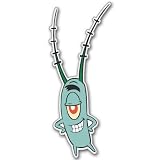 Spongebob Squarepants Plankton sticker decal 4" x 6"