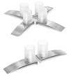 Blomus 65052 Lado Tealight Holder, Set of 2