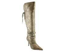 Asymmetrical Laced Buckle Boot