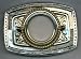 Two Tone Coin Belt Buckle (Half Dollar Size)
