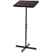 Safco Adjustable Speaker Stand Mahogany