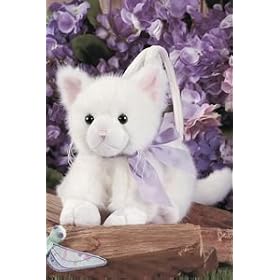 Sugar White Kitty Plush Purse - 12 by Bearington by Bearington Bears