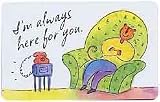 Collectible Phone Card: #600TEL 101-9 'Stuffed Animal' In Chair 'I'm Always Here For You'