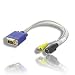 VGA TO TV RCA S-VIDEO ADAPTER CONVERTER CABLE LAPTOP PC