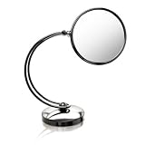 Danielle Belle Series Brushed Nickel Swivel Mirror Model No. D327