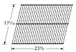 Porcelain Coated Stainless Steel Wire Cooking Grid for Weber, Kenmore and Kalamazoo Grills