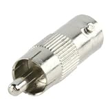 Bnc Female Socket To Rca Male Plug Adaptor X 5 By Electrosmart®