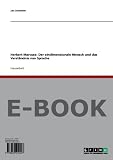 Produkt-Bild: Herbert Marcuse: Der eindimensionale Mensch und das Verst&auml;ndnis von Sprache