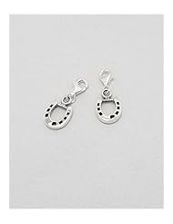 Horseshoes Charm In 92.5 Sterling Silver