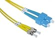 SC / ST, Single Mode, Duplex Fiber Optic Cable, 9/125, 1 Meter (3.3 ft)