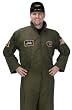 Adult Mens Costume Air Force Fighter Jet Pilot Suit