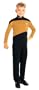Gold Star Trek Jumpsuit Uniform Costume