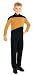 Gold Star Trek Jumpsuit Uniform Costume