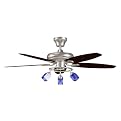 Brannan Click-In Ceiling Fan Nickel (52")