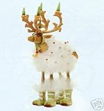 Department 56 Krinkles Dash Away Reindeer Blitzen 6.75 Inch Christmas Ornament