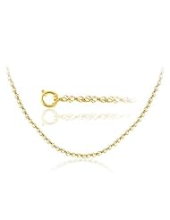 Singapore Chain in 14K Yellow Gold -16 inches