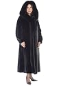 Fox Trimmed Ranch Mink Coat