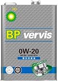 【省燃費走行に効く】 エンジンオイル BP Vervis ｷｭｰﾄ 0W-20 20L エコキュート