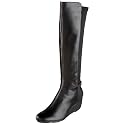 Calvin Klein Women's Jazlynn Tall Shaft Wedge Boot With Stretch Back