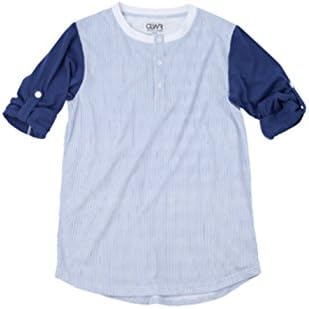 Colour Wear Mens Grand Base Tee Navy Stripe L