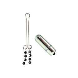 California Exotics / Swedish Erotica Cleopatra Clit Black Body Adornments Adult Sex Toy Kit