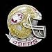 NFL Team Helmet Pin - San Francisco 49ers