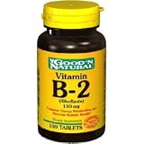 Good'N Natural - Vitamin B-2 (Riboflavin) 100 mg, 100 Tablets