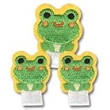 人気商品！名札つけアップリケ☆ かえる