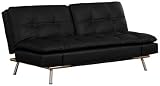 Serta Midtown Euro Lounger, Black
