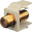 Leviton R0340831A Gold Plated 'F' Speaker Jacks In Almoa)