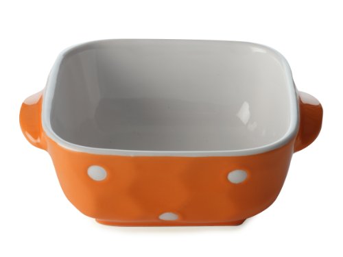 Maxwell and Williams TC95011 Sprinkle Square Baker, 10-Ounce, Orange