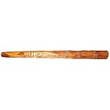 Teak Wood Didgeridoo With Carved Designs