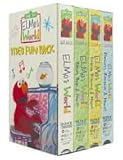Elmo`s World: Video Fun Pack (4-tapes; Flowers Bananas; Singing Drawing; Babies Dogs; Elmo`s World, & More) - (closed captioned) [VHS]