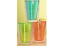 Tropix Summer Rainbow Set of Four 16 oz. Tumblers
