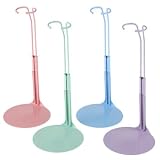 Kaiser Doll Stand 2299, Box of 12 - Assorted Rainbow-Colored Doll Stands for 11