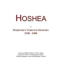 Hoshea: Webster's Timeline History, 1700 - 1990