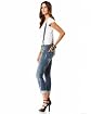 Suspender Rolled Skinny Jean Product Image