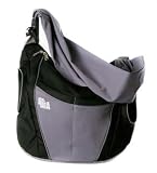 Go Gaga Slide Diaper Bag Black & Grey