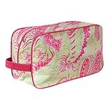 Dopp Kit - Brush, Hairdryer, Lotions Bag silk w/ waterproof lining