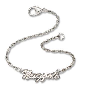 Logoart Denver Nuggets Team Name Script Bracelet