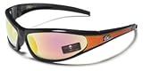 BK1 Sunglasses Wrap Style UV400 Lens for Baseball, Softball, Cycling, Golf, Kayaking &amp; Active Li...