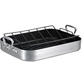 T-Fal Brushed 16 X 12 X 3 Inch Aluminum Roaster