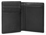 Bosca Nappa Leather Collection Front Pocket ID Wallet Black