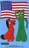 Gumby & Pokey Flag Lucite Keychain GK1082