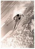 Greeting Card Dick Durrance Skiing Alta