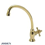 【JODEN】クロスフォーセットCH（ブラス） 卓上洗面ボール（ベッセルボウル）用単水栓 クラシック蛇口 1PCVG