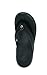 OLUKAI Ohana Men's Beach Sandals, Water Resistant Flip Flops, Arch Support & Comfort Fit, Lightweight & Durable, Enhanced Grip & Traction, Black/Black, 8